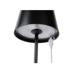 Lucide JUSTIN - Tafellamp Buiten - Ø 11 cm - LED Dimb. - 1x2,2W 3000K - IP54 - Zwart Clearance