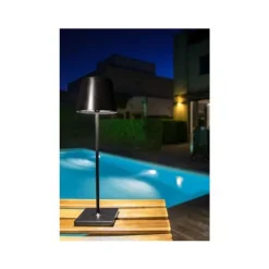 Lucide JUSTIN - Tafellamp Buiten - Ø 11 cm - LED Dimb. - 1x2,2W 3000K - IP54 - Zwart Clearance