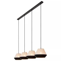 Lucide KALA - Hanglamp - 4xE14 - Taupe Clearance