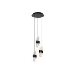 Lucide KLIGANDE Hanglamp-Zwart-Ø25-LED Dimb.-8W-2700K Outlet