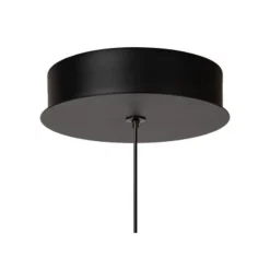 Lucide KLIGANDE Hanglamp-Zwart-Ø13-LED-9W-2700K-Acryli. New