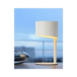 Lucide KNULLE - Tafellamp - Ø 15 cm - 1xE14 - Wit Discount