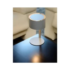 Lucide KNULLE - Tafellamp - Ø 15 cm - 1xE14 - Grijs Best