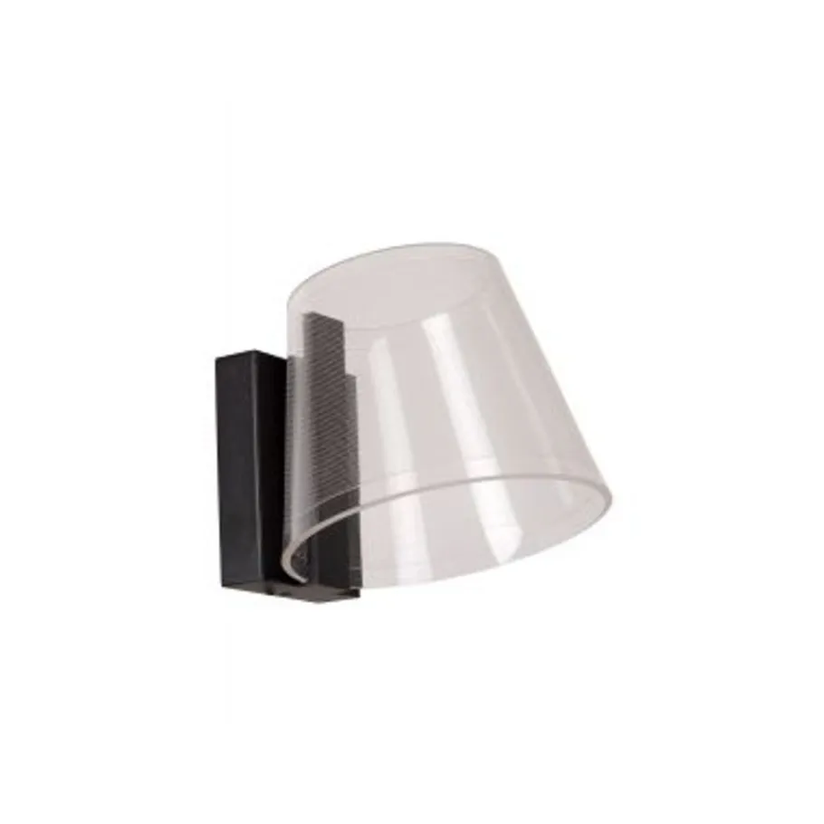 Lucide KORGIS Wandlamp Badk.-Transp.-LED-10W-3000K-IP44 New