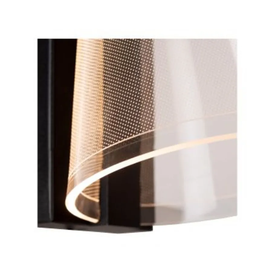 Lucide KORGIS Wandlamp Badk.-Transp.-LED-10W-3000K-IP44 New