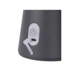 Lucide LA DONNA - Tafellamp Buiten - Ø 19,7 cm - LED Dimb. - 1x2W 2700K - IP54 - 3 StepDim - Antraciet Discount