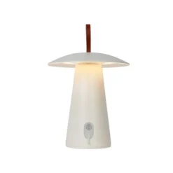 Lucide LA DONNA - Tafellamp Buiten - Ø 19,7 cm - LED Dimb. - 1x2W 2700K - IP54 - 3 StepDim - Wit Best