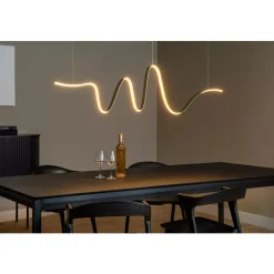 Lucide LAMBADA Hanglamp-Mat Go.-LED Dimb.-34W-2700K/3200K Online