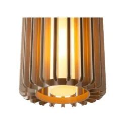 Lucide LAMBRES Hanglamp-Taupe-1xE27-40W-Alumin. Sale
