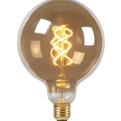 Lucide Lamp LED Globe 12.5cm 5W 180LM 2200K Dimbaar Smoke New