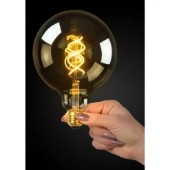 Lucide Lamp LED Globe 12.5cm 5W 180LM 2200K Dimbaar Smoke New