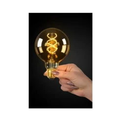 Lucide Lamp LED Globe G95 5W 260LM 2200K Dimbaar Amber Clearance
