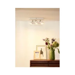 Lucide LANDA - Plafondspot - LED Dim to warm - GU10 - 3x5W 2200K/3000K - Wit Clearance