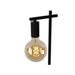 Lucide LEANNE Tafellamp E27/40W Zwart Outlet
