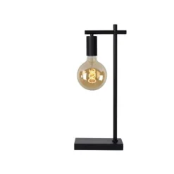 Lucide LEANNE Tafellamp E27/40W Zwart Outlet