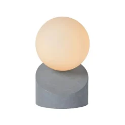 Lucide LEN - Tafellamp - Ø 10 cm - 1xG9 - Grijs New