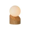 Lucide LEN - Tafellamp - Ø 10 cm - 1xG9 - Licht hout Outlet