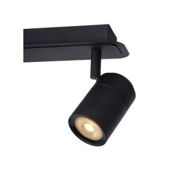 Lucide LENNERT Plafondspot 2x5W/GU10 Mat Zwart Online