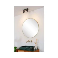 Lucide LENNERT Plafondspot 2x5W/GU10 Mat Zwart Online