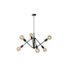 Lucide LESTER - Hanglamp - 6xE27 - Zwart Sale