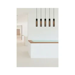 Lucide Lionel - Hanglamp - 5xE27 - Zwart Discount