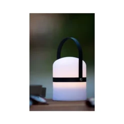 Lucide LITTLE JOE - Tafellamp Buiten - Ø 10 cm - LED Dimb. - 1x3W 3200K - IP44 - 3 StepDim - Wit