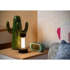 Lucide LORALI Tafellamp-Zwart-LED Dimb.-1,2W-2600K/3000K