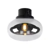 Lucide LORENA - Plafonnière Badkamer - Ø 23 cm - 1xE27 - IP44 - Fumé Discount