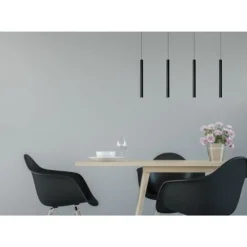 Lucide Lorenz - Hanglamp - LED Dimb. - 4x4W 3000K - Zwart Hot