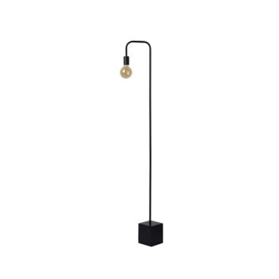 Lucide LORIN - Vloerlamp - 1xE27 - Zwart Discount