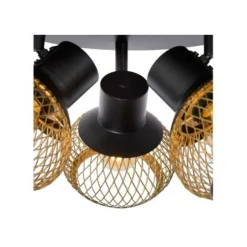 Lucide LUCAS Plafondspot-Mat Go.-3xE14-40W-Metaal Outlet
