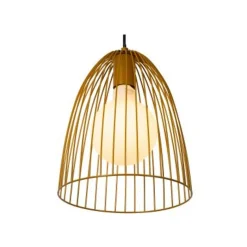 Lucide MACARONS Hanglamp-Okerge.-Ø24,5-1xE27-40W-Metaal New