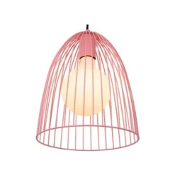 Lucide MACARONS Hanglamp-Roze-Ø24,5-1xE27-40W-Metaal Clearance