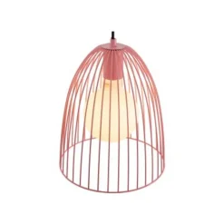 Lucide MACARONS Hanglamp-Roze-Ø24,5-1xE27-40W-Metaal Clearance