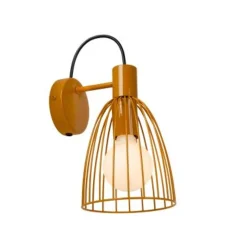 Lucide MACARONS Wandlamp-Okerge.-1xE27-40W-Metaal Clearance