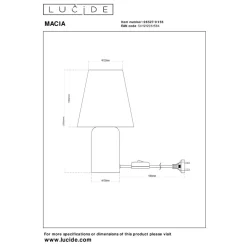 Lucide MACIA - Tafellamp - 1xE14 - Terracotta Discount
