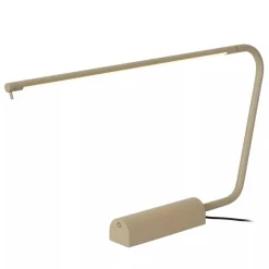 Lucide MADISON - Bureaulamp - LED Dim to warm - 1x6,5W 2600K/2800K - Taupe Hot