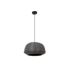 Lucide MADUKA Hanglamp-Zwart-1xE27-40W-Zeegra.