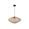 Lucide MAGALI - Hanglamp - Ø 56 cm - 1xE27 - Licht hout