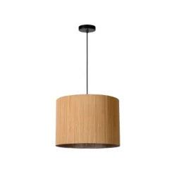 Lucide Magius - Hanglamp - Ø 42 cm - 1xE27 - Licht hout Outlet