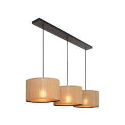 Lucide MAGIUS Hanglamp-Nature.-3xE27-40W-Bamboe Hot