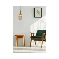 Lucide MALOTO - Hanglamp - Ø 20 cm - 1xE27 - Amber Hot