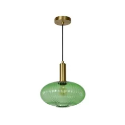 Lucide MALOTO - Hanglamp - Ø 30 cm - 1xE27 - Groen Clearance