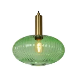 Lucide MALOTO - Hanglamp - Ø 30 cm - 1xE27 - Groen Clearance