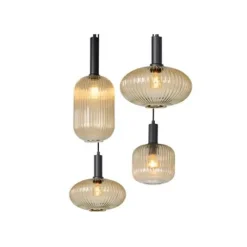 Lucide MALOTO - Hanglamp - 7xE27 - Amber Online