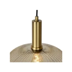 Lucide MALOTO - Hanglamp - Ø 30 cm - 1xE27 - Amber Outlet