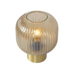 Lucide MALOTO - Tafellamp - Ø 20 cm - 1xE27 - Amber Best