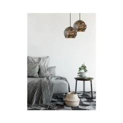 Lucide MALUNGA - Hanglamp - Ø 25 cm - 1xE27 - Grijs Clearance