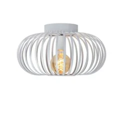 Lucide MANUELA - Plafonnière - Ø 40 cm - 1xE27 - Wit New