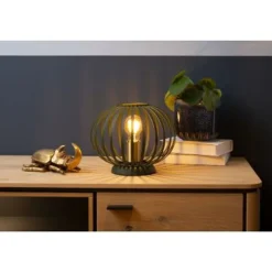 Lucide MANUELA - Tafellamp - Ø 25,5 cm - 1xE27 - Groen Best